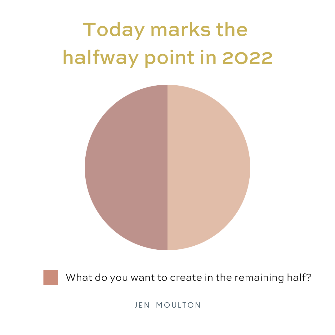 We’re officially in the second half of the year Jen Moulton